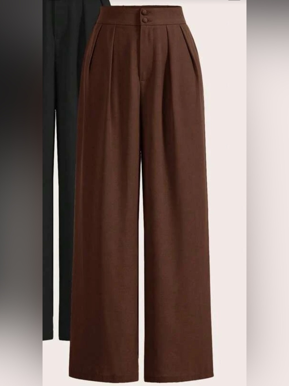 SheIn Brown Office Pants